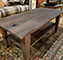 Custom coffee tables are available in contemporary and classic country styles.