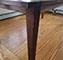 Table legs are made to match on this custom table.  Please feel free to contact us for further details. 